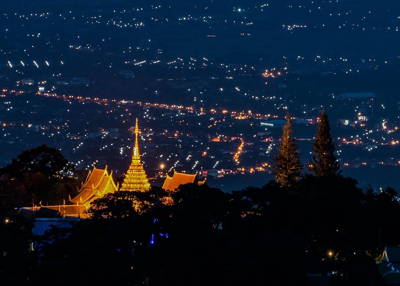 Join Tour Wat Umong & Doi Suthep Night Tour, Chiang (Meeting Point at Night Bazaar McDonald’s Exchange)