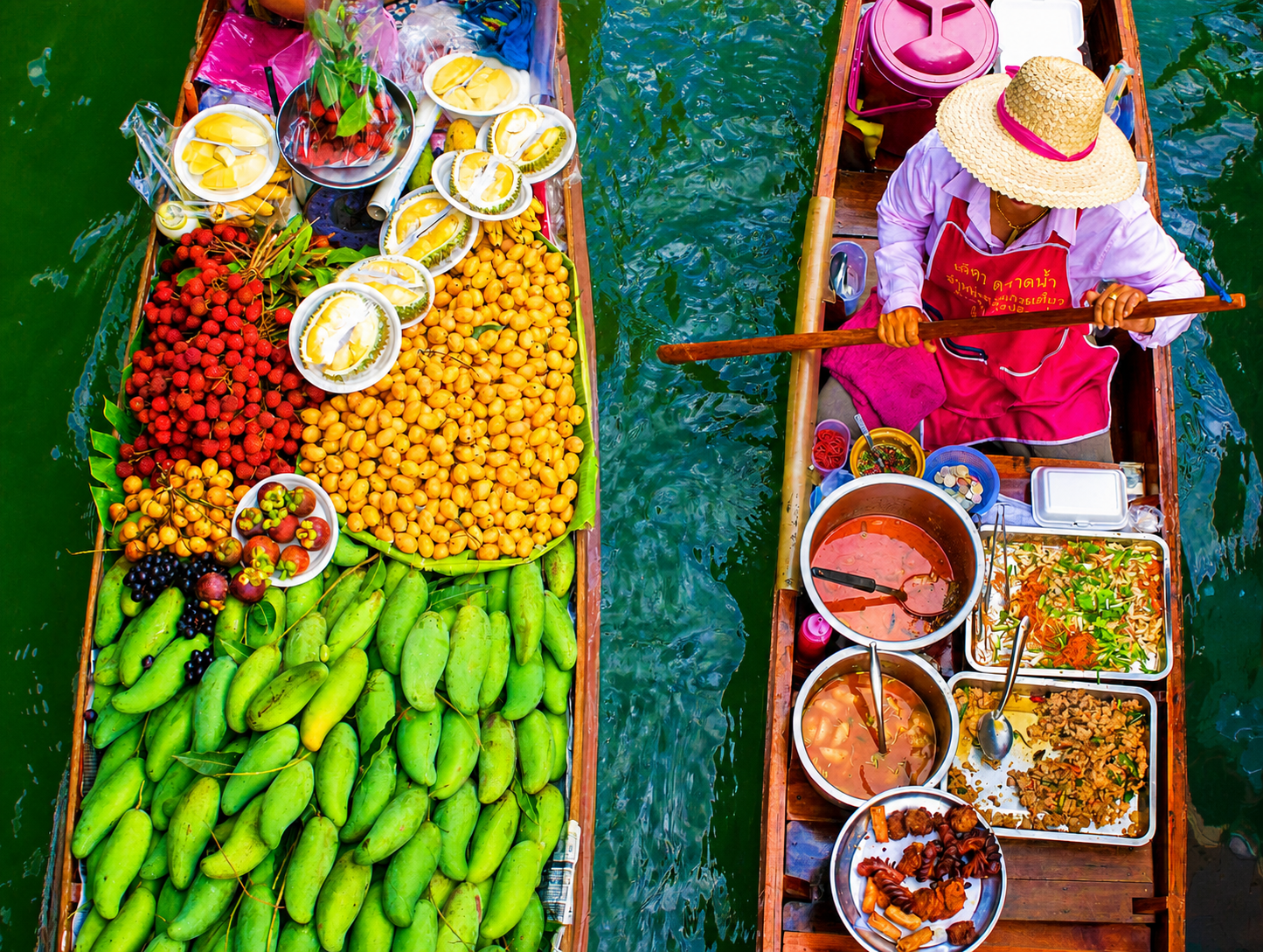 ๋Join Tour Bangkok: Floating Market, Maeklong Train Market & Dragon Temple include share transfer