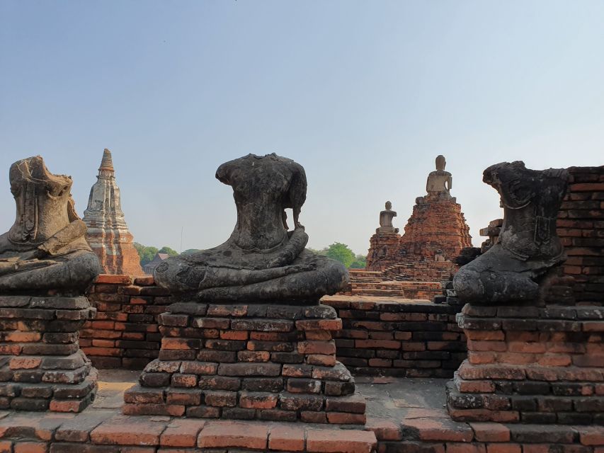 From Bangkok: Maeklong Railway Market , Floating Market and Ayutthaya Tour with English Guide