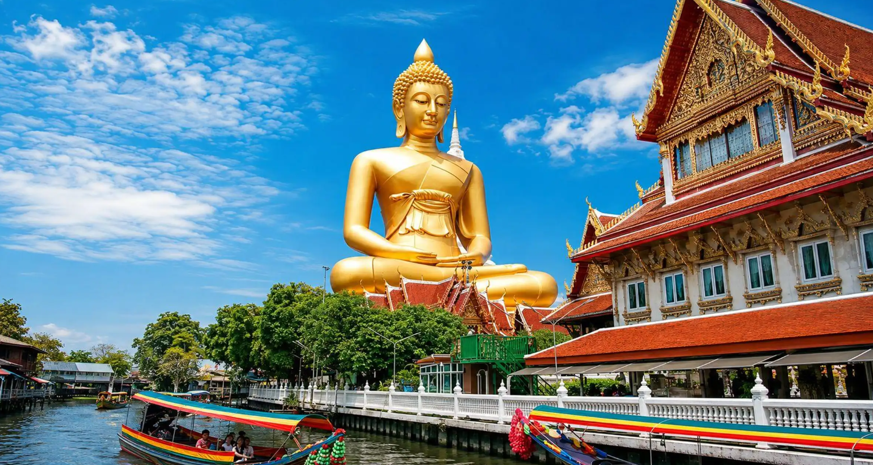 Bangkok: Canal Tour by Teak Boat with English Guide