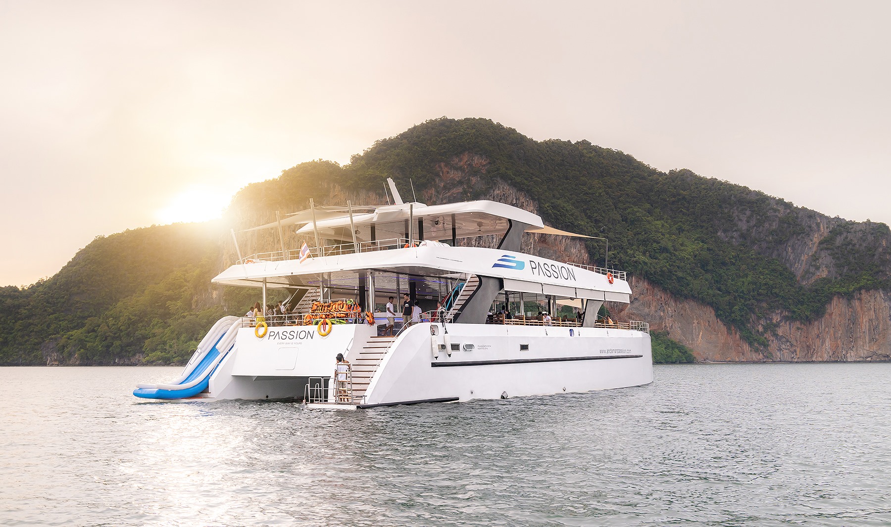 Join Tour Phang Nga Bay Luxury Catamaran Boat from Phuket by Seanery Catamaran