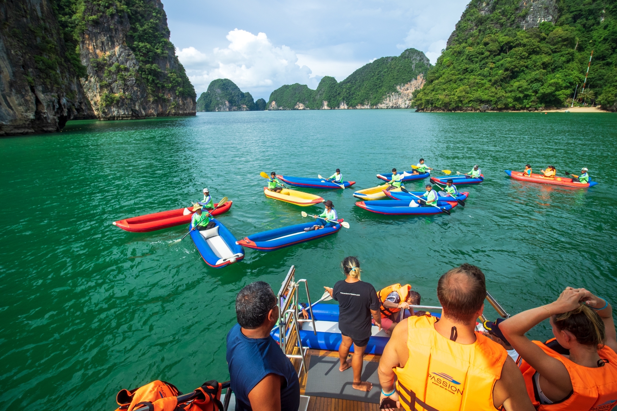 Join Tour Phang Nga Bay Luxury Catamaran Boat from Phuket by Seanery Catamaran