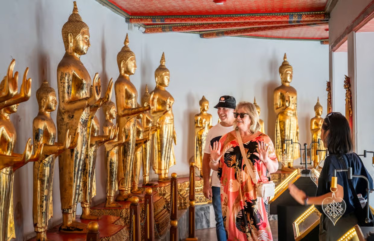 Grand Palace, Wat Pho & Golden Mount City Tour