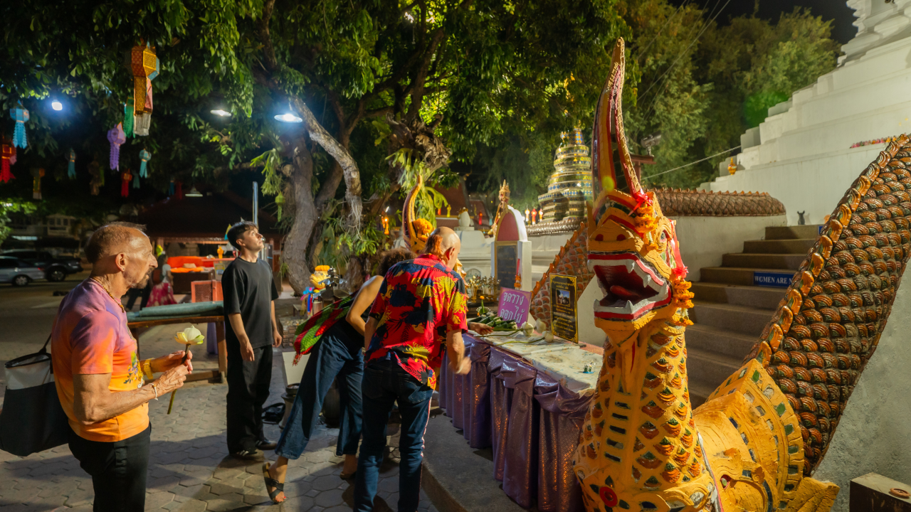 Chiang Mai After Dark: Golden-lit Temples & Lanna Food Trail
