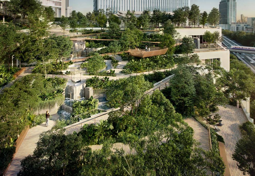 Bangkok Dusit Central Park & Song Wat’s photogenic lanes. Half-Day Walking Tour