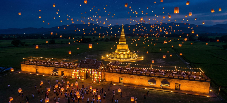 Lanna Lantern Festival (LLF) 2026 at Lanna Cultural Village