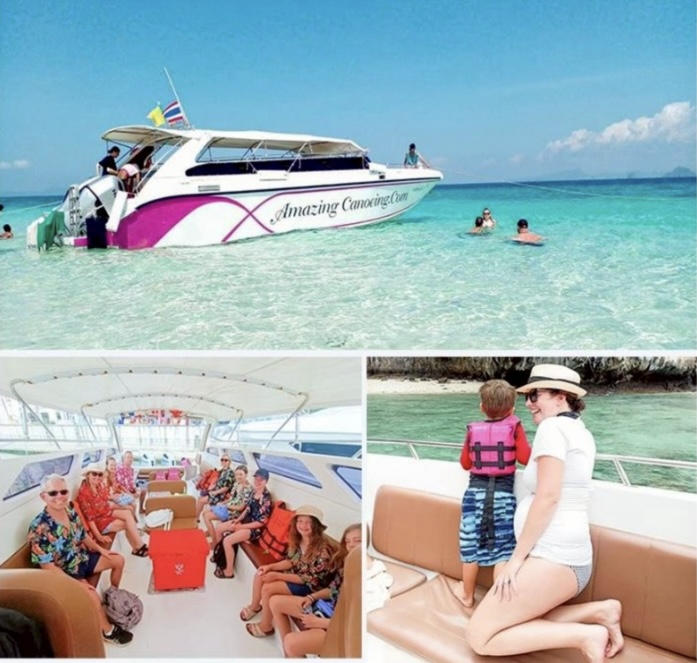 James Bond Day Trip by Speed boat with Amazing canoeing