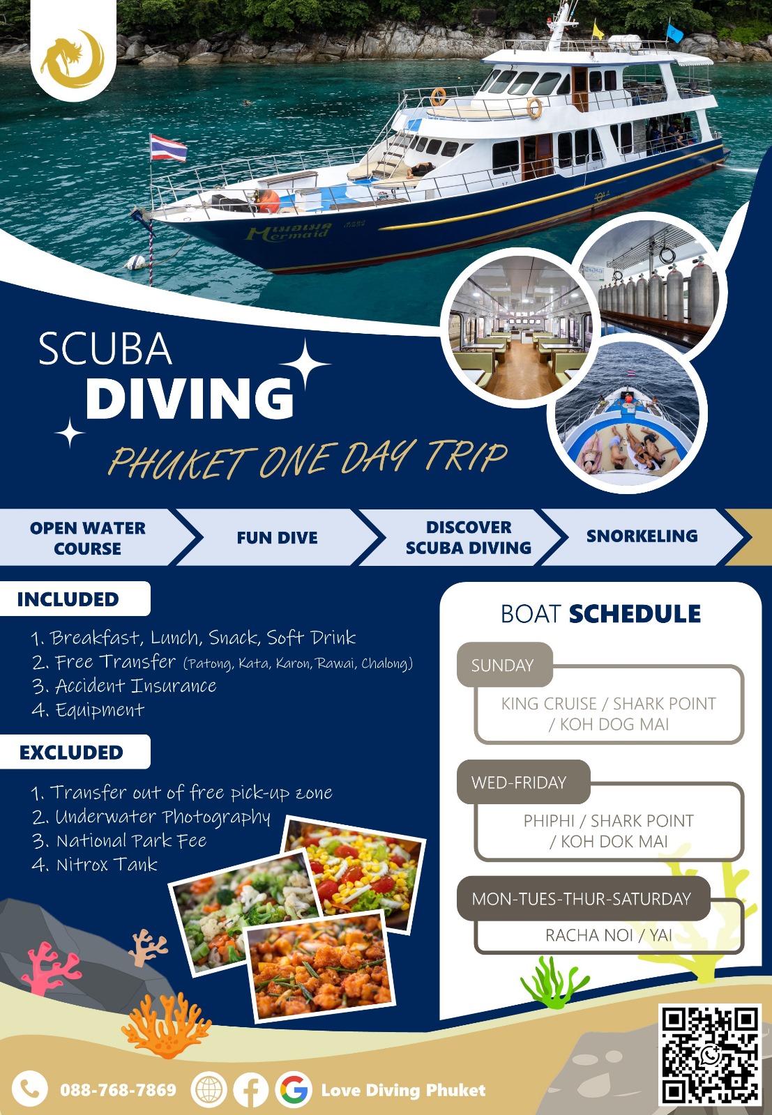 PADI Open Water Diver (3days) with Love Diving Phuket