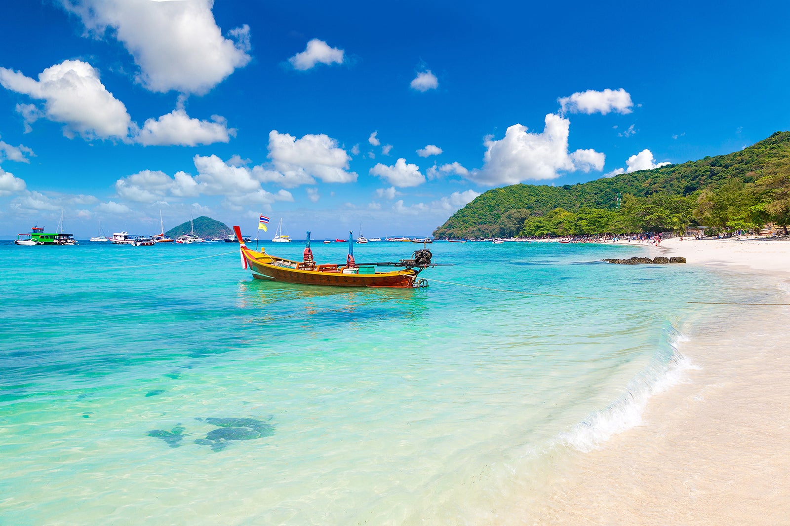 Raya Yai, maiton & Coral island Premium speedboat tour 